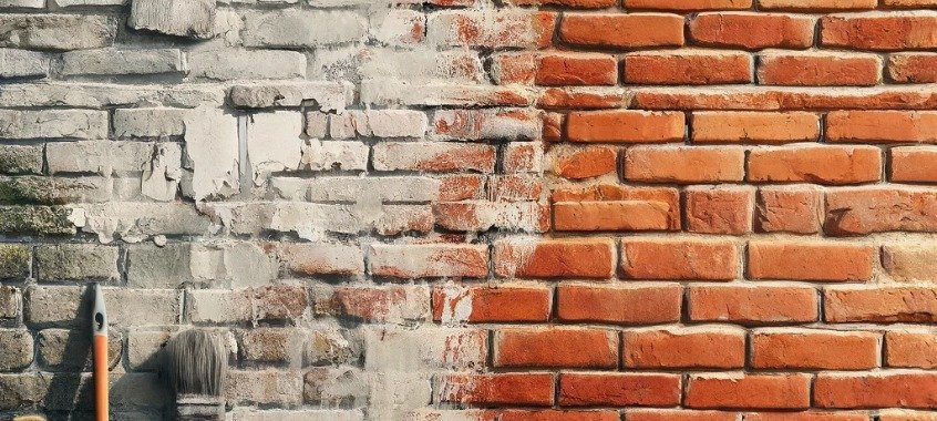 Brick paint removal services