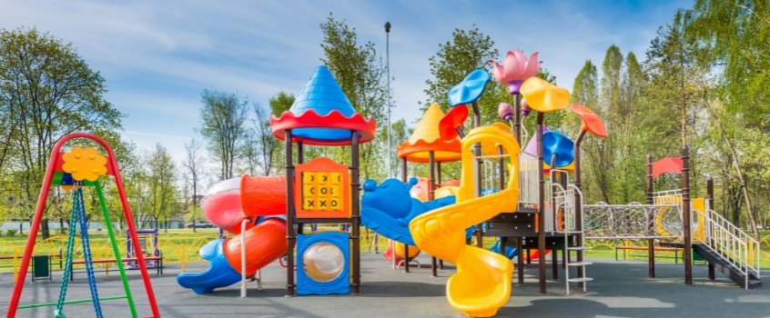 How often is playground cleaning necessary