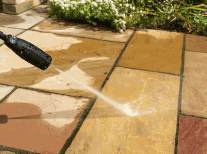 Pressure Wash Indian Sandstone