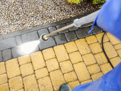 Pressure Washing Remove Paint from Brick