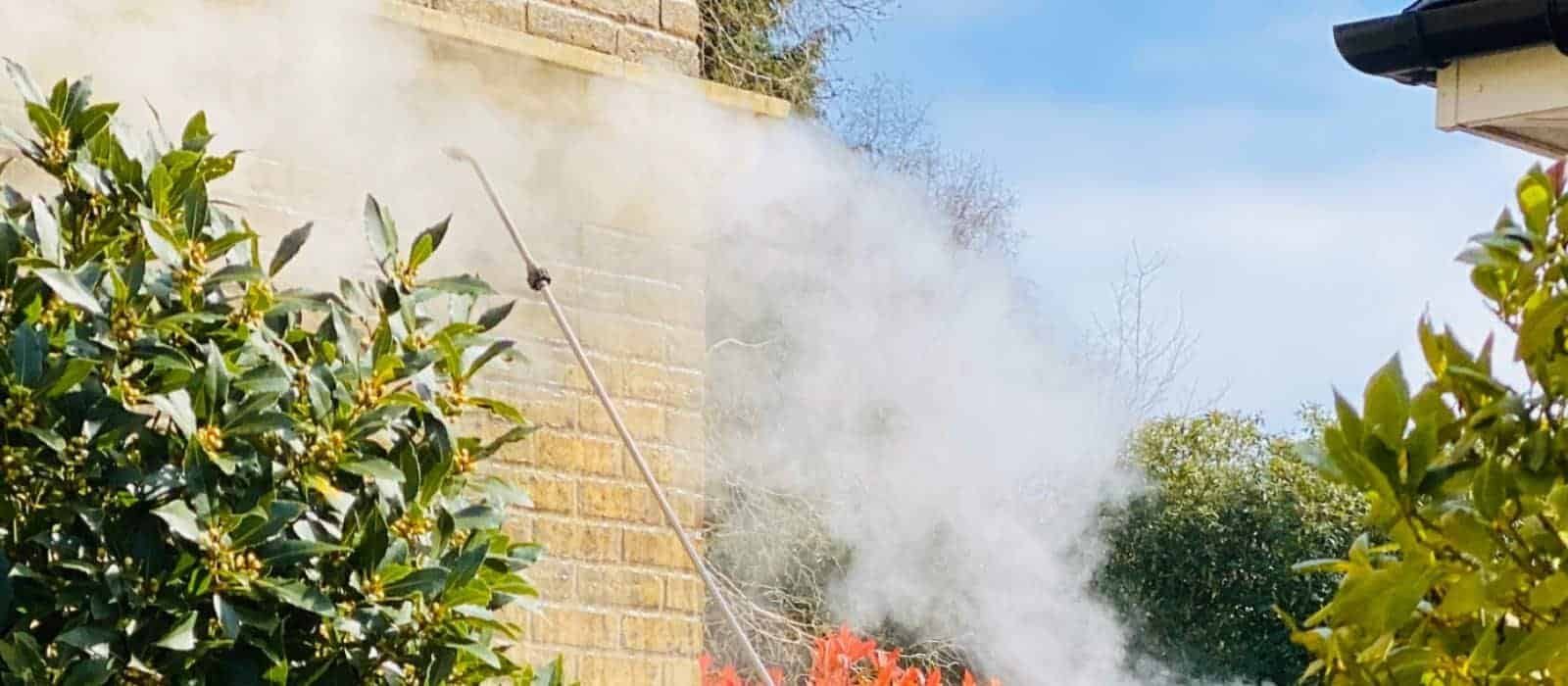 Brick Paint Removal in Church